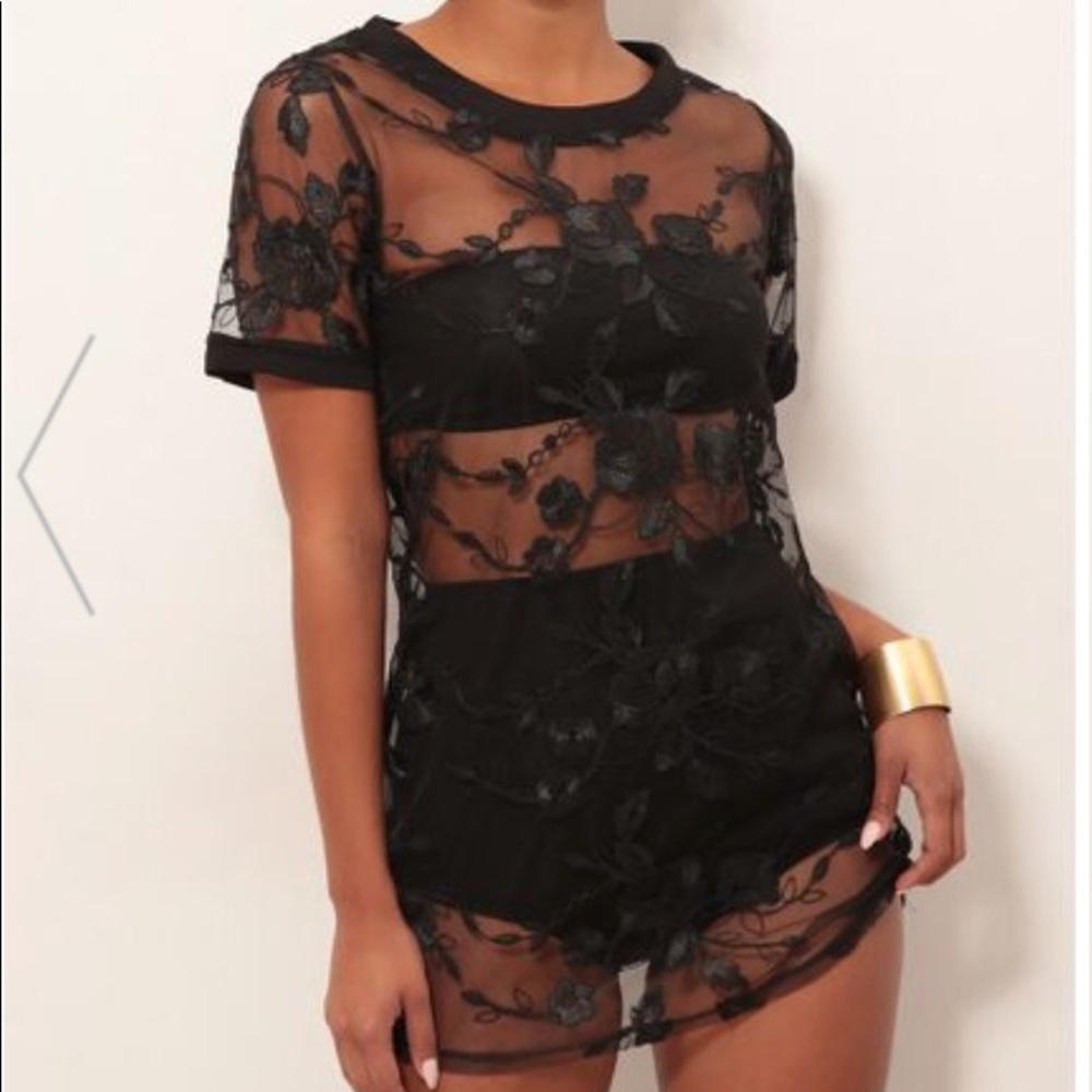 Floral Lace 3 Piece Set